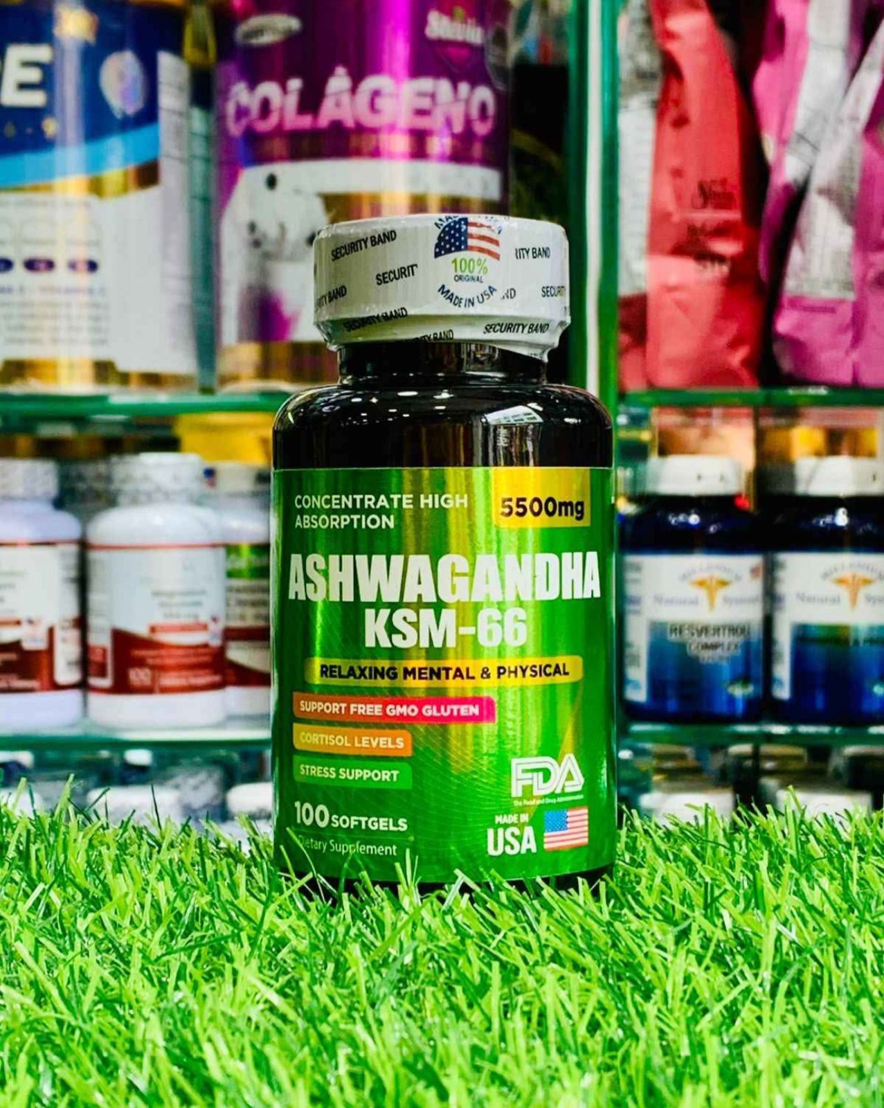 Ashwagandha Ksm-66 X 100 Softgels